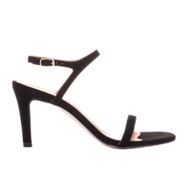 Marco Shoes Højhælede sandaler sort