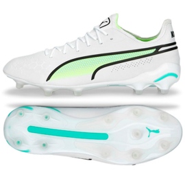Puma King Ultimate FG/AG M 107097 03 sko hvid hvid