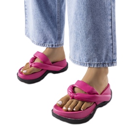 Pink platformssandaler fra Lachapelle lyserød