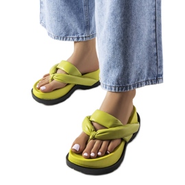 Grønne flip-flops fra Lachapelle