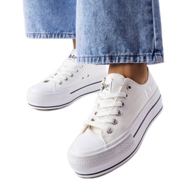 Lee Cooper LCW-22-31-0842L hvide sneakers