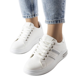 Lanoie hvide platformssneakers