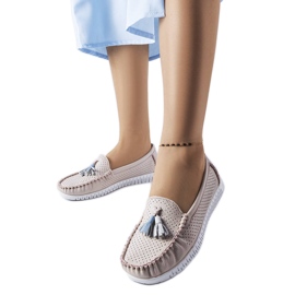 Maryville pink læder loafers lyserød