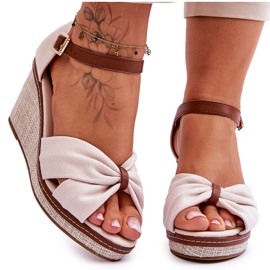 Damesandaler Light Beige Daphne