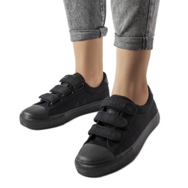 Sorte velcro sneakers Big Star LL274A204