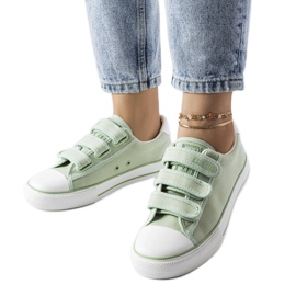 Grønne velcro sneakers Big Star LL274A202