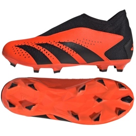 Adidas Predator Accuracy.3 Fg Ll Jr GW4607 fodboldsko orange appelsiner og røde