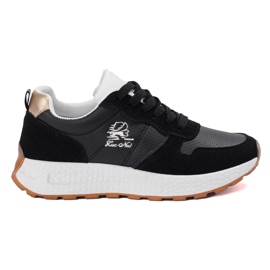 W. Potocki Sneakers på tykke såler Potocki sorte