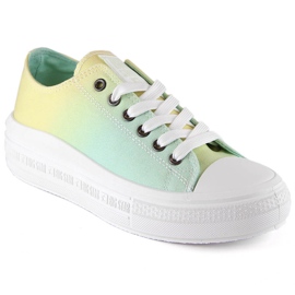 Damesneakers på Big Star ombre platformen LL274A186 flerfarvet