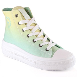 Kvinders sneakers på platformen multicolor Big Star LL274A190 flerfarvet