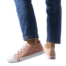 Pink slip-on sneakers fra Big Star HH274096 lyserød