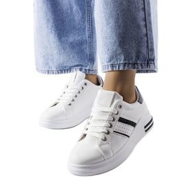 Lanoie hvide platformssneakers