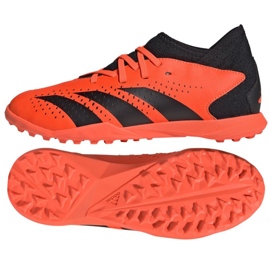 Adidas Predator Accuracy.3 Tf GW7079 sko rød appelsiner og røde