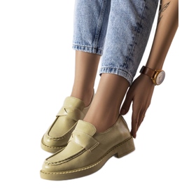 Grønne elegante loafers fra Élodie