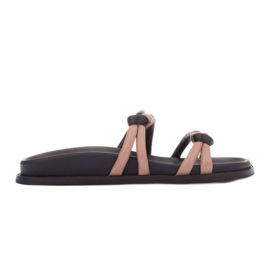 Marco Shoes Tubelare stropper hjemmesko sort