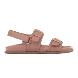 Marco Shoes Sandaler med spænde beige