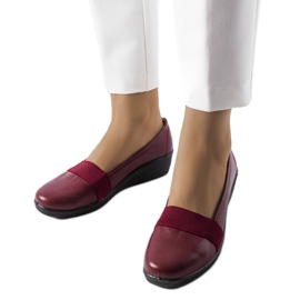Burgundy kilesko fra Bisson rød