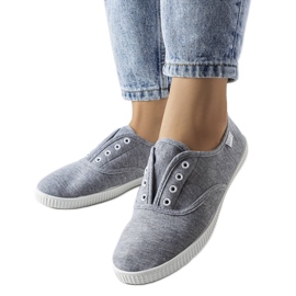 Grå slip-on sneakers fra Florala