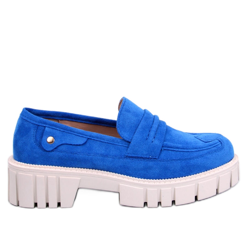 Platform loafers Chandra Blue blå