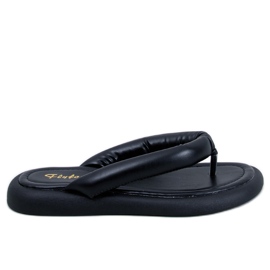 Kvinders Cliff Black flip-flops sort