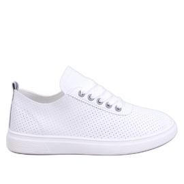 Gelman WHITE/GREY damesneakers hvid