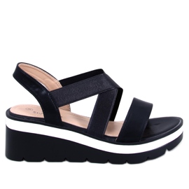 Sethi Black kile sandaler sort
