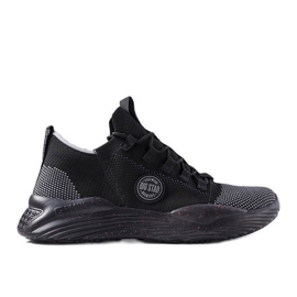 Big Star LL174282 sorte sneakers til mænd