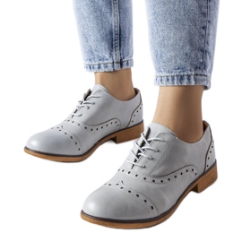 BM Grå LS5379 Taupe brogues