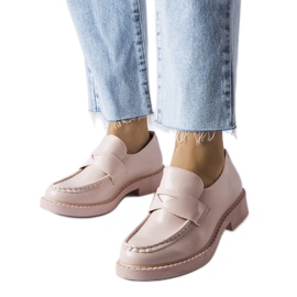 Pink elegante loafers fra Élodie lyserød