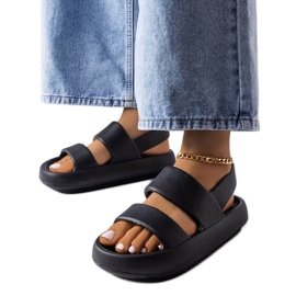 Sorte Émond sandaler