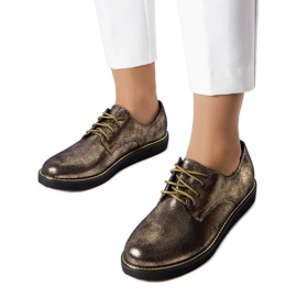 Kirkegård guld brokade brogues gylden