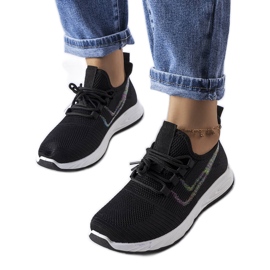 Sorte tekstilsneakers fra McKeylor