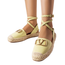 Grønne espadriller med snørebånd til forældre