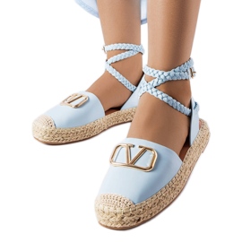 Blå espadriller med snøre fra Parent