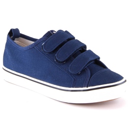 News Nyheder 5791 marineblå velcro børnesneakers