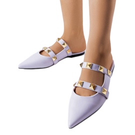 Lilla nitterglas fra Ruckman violet
