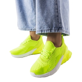 Court grønne neon sportssneakers