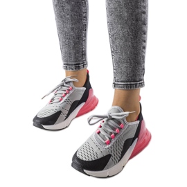 Court grå sportssneakers