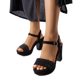 Oakridge sorte bloksandaler