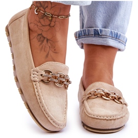 Dame ruskind Loafers Beige Sorento