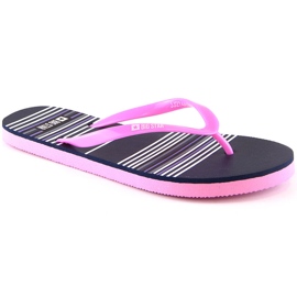 Flade flip-flops til kvinder pink Big Star JJ274A352 lyserød