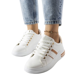 Lanoie hvide platformssneakers