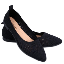 Gennembrudte ballerinaer Forlani Black sort