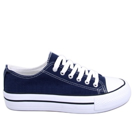 BM Klassiske damesneakers Fargis D.BLUE blå