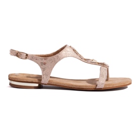 Shelovet pink flade sandaler lyserød