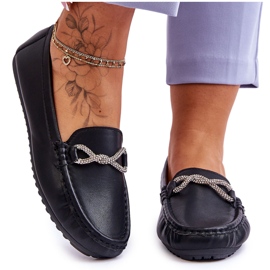 FC3 Slip-on Loafers til kvinder med glitterudsmykning Sort This Moment