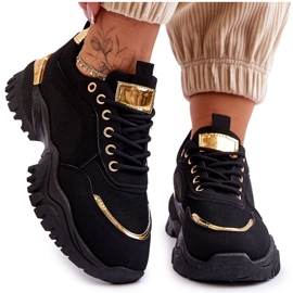 Klassiske Platform Sneakers Black Need It sort