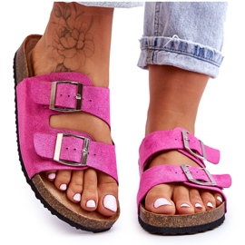FB1 Fuchsia Destino Slip-On hjemmesko til kvinder lyserød