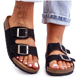 FB1 Slip-on sandaler til kvinder Sort Destino