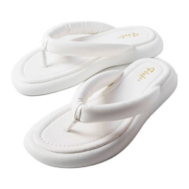 Smithfield hvide chunky flip-flops